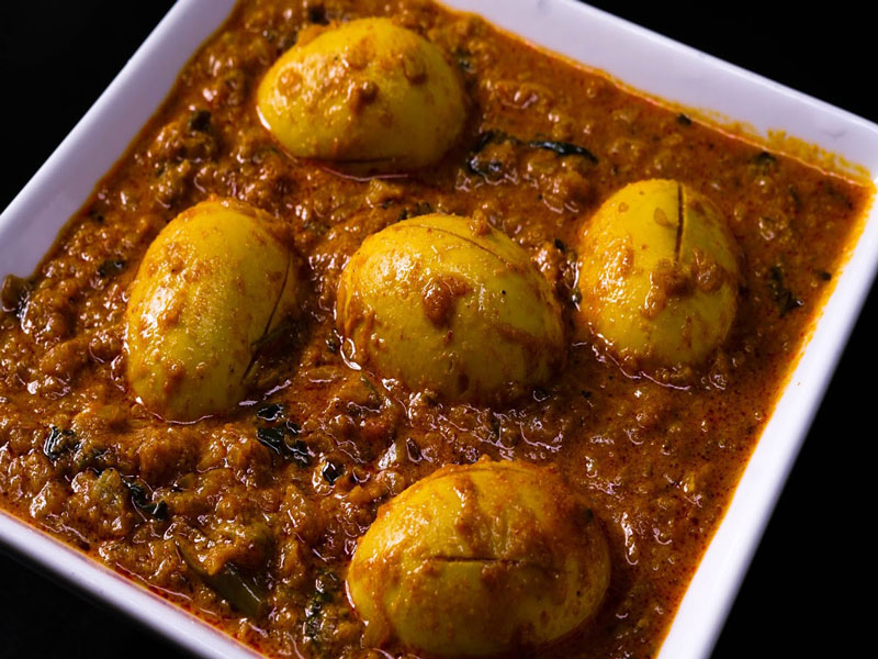 Spicy Chettinad Egg Curry