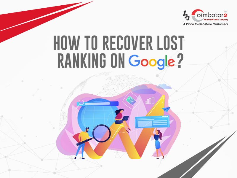 How to recover lost ranking on Google