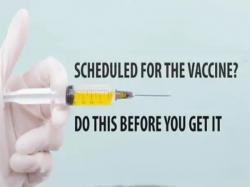 Tips to follow before vaccination
