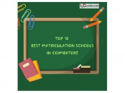 TOP 10 BEST MATRICULATION SCHOOLS IN COIMBATORE 